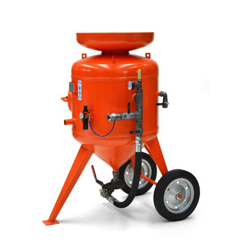 Sabbiatrice manuale - CB215 D series - C.B. SABBIATRICI S.R.L. - a pressione / mobile / a getto libero