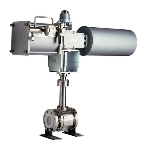 Valvola a sfera flottante - SAT CRIO - Penta Srl - a leva / con volante / pneumatica