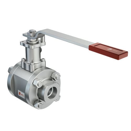 Valvola 3 pezzi - 3PZ - Penta Srl - a sfera flottante / a leva / pneumatica