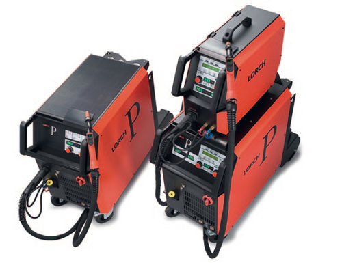 Saldatrice MIG-MAG - P series - Lorch Schweißtechnik GmbH - trifase / con schermo integrato
