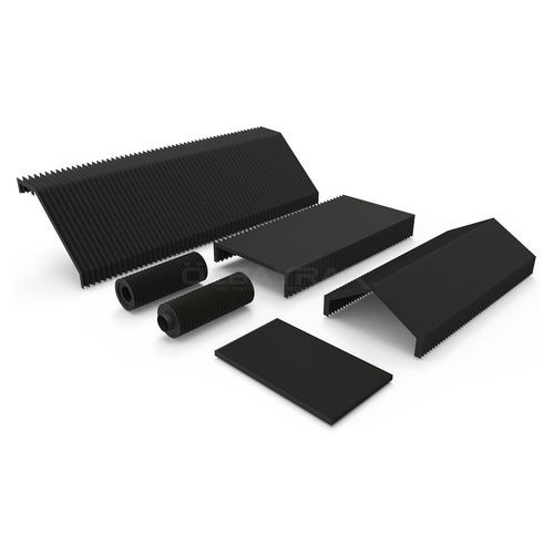 Soffietto di protezione rettangolare - OZBAYRAK KIZAK KORUMA SISTEMLERI - in PVC / in alluminio / a fisarmonica