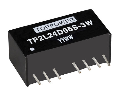 Convertitore DC/DC range di tensione di ingresso 2:1 - TP2L-3W series - Guangzhou Top Power Electronics Technology Co.,Ltd - SIP / regolato