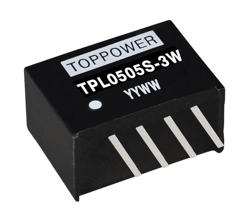 Convertitore DC/DC non regolato - TPL-3W series	 - Guangzhou Top Power Electronics Technology Co.,Ltd - a bassa emissione / SIP / ad uscita semplice