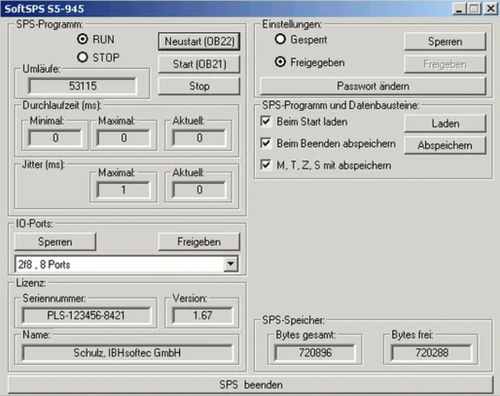 Software di visualizzazione - SoftPLC S5-945 - IBH Softec - di programmazione / OPC / server OPC