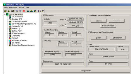 Software di programmazione - SoftSPS S7-416 - IBH Softec - OPC / di supervisione / di automatizzazione