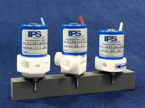 Elettrovalvola in subminiatura - S12 series - International Polymer Solutions Inc. - a 2 vie / NC / NO