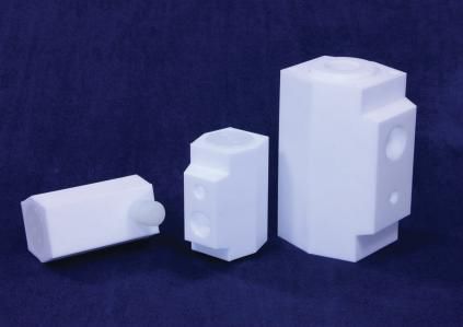 Valvola a comando pneumatico - TP series - International Polymer Solutions Inc. - per prodotti chimici / PTFE / a 3 vie