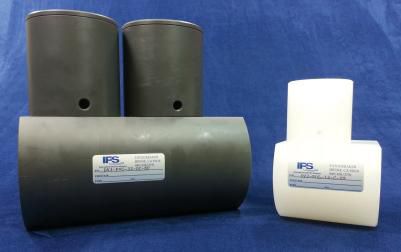 Valvola a comando pneumatico - DVx-POL series - International Polymer Solutions Inc. - di svuotamento / in polipropilene / a 3 vie