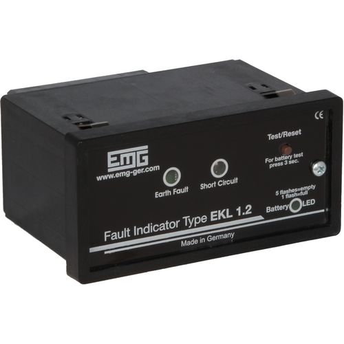 Indicatore di cortocircuito - EKL series - Elektro Mechanik - di difetti di massa / LED / da montare su pannello
