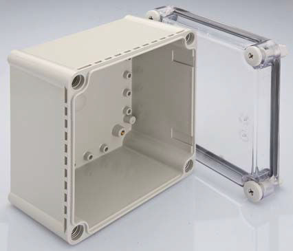 Scatola per montaggio su pannello - Terminal Box series - Hugro Armaturen GmbH - rettangolare / in policarbonato / per morsetto componibile