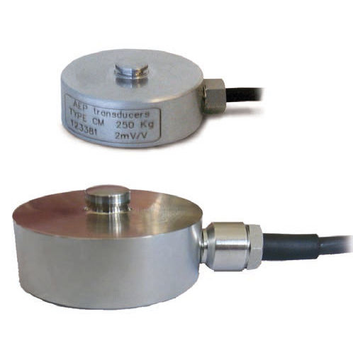 Cella di carico a compressione - CM series - AEP transducers - a bottone / in miniatura