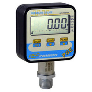 Manometro con display LCD - PGE series  - AEP transducers - filettato / elettronico / economico