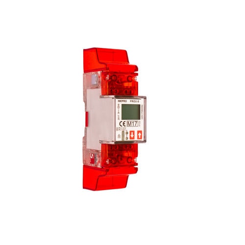 Contatore di energia elettrica monofase - PRO2 series - inepro Metering BV - su guida DIN / con display LCD / Modbus