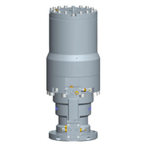 Attuatore per valvola pneumatico - BRCF 4000 HT series - Damcos - a quarto di giro / compatto / con ritorno a molla