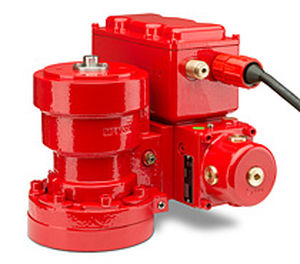 Attuatore per valvola elettroidraulico - LPU F - Damcos - rotativo / a doppio effetto / con telecomando via radio