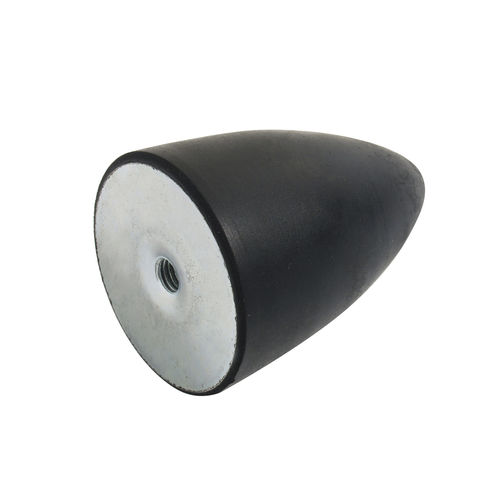 Supporto antivibrazione conico - AF860 - Berardi Bullonerie srl - in acciaio zincato / in gomma