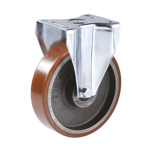Ruota fissa - RH508F - Berardi Bullonerie srl - con piastra girevole / monoblocco / per carrello