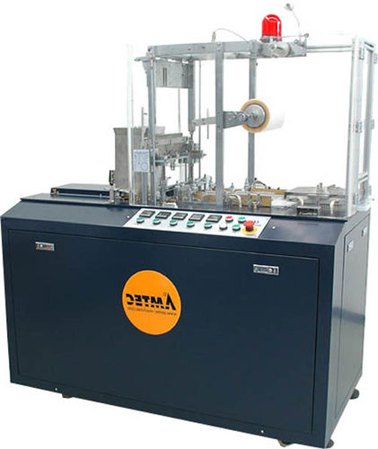 Macchina per imballaggio automatica - 35 - 45 p/min | MEDIAwrap C45-M - AMTEC Packaging Machines - con pellicola piegata / per CD