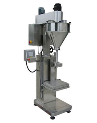 Riempitrice semiautomatica - AMTEC Packaging Machines - per bottiglie / per polveri / per granuli