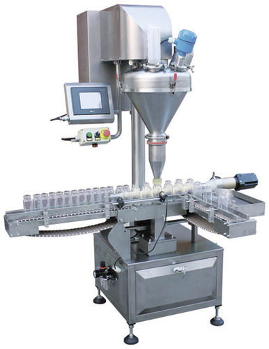 Riempitrice automatica - AMTEC Packaging Machines - per bottiglie in vetro / per polveri / per granuli