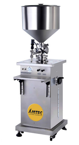 Riempitrice manuale - Stand-Alone Paste Filler 500 - AMTEC Packaging Machines - a pedale / per lattine / per prodotti densi