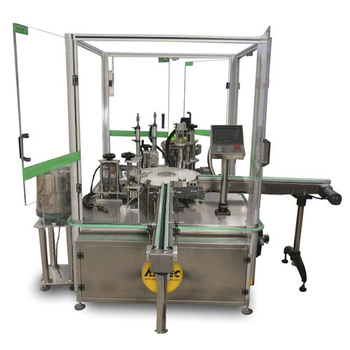 Riempitrice automatica - AMTEC Packaging Machines - per bottiglie / controllata da PLC