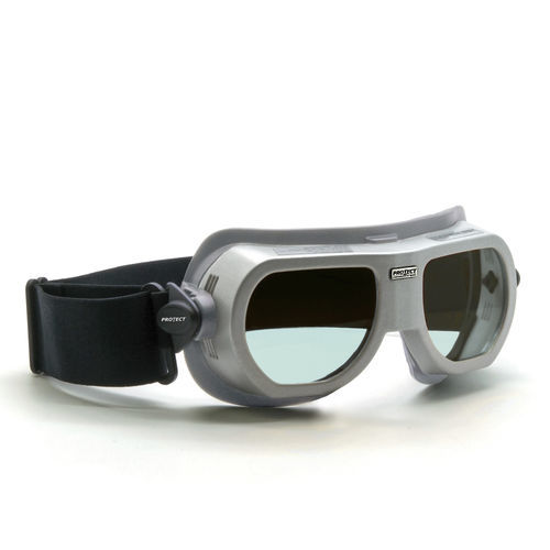 Occhiali di protezione laser - SPECTOR - PROTECT-Laserschutz GmbH - in vetro / in lega d'alluminio / con fascia regolabile