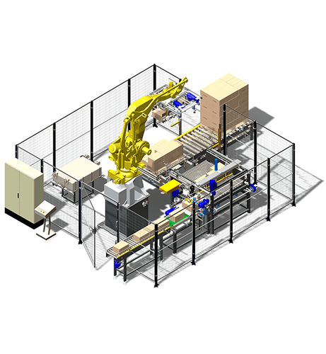 Pallettizzatore robotizzato - MI PAL - IPLA - per cartoni / di pallets / articolato