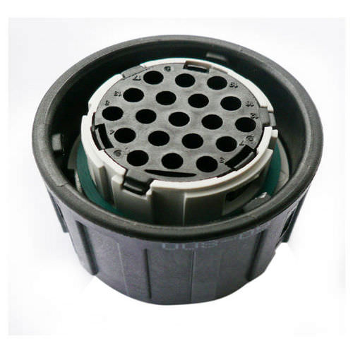 Connettore di dati - APD 19-Way - ITT Cannon - EN2997 / circolare / con flangia