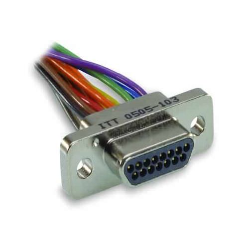Connettore RF - MDM  - ITT Cannon - micro-D / coassiale / rettangolare