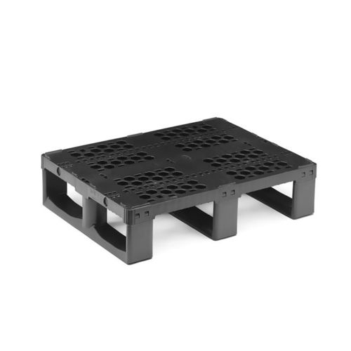 Semi-pallet in plastica riciclata - EXPERT MAX 0806-O3 - NAECO PACKAGING - per movimentazione / da trasporto / riparabile