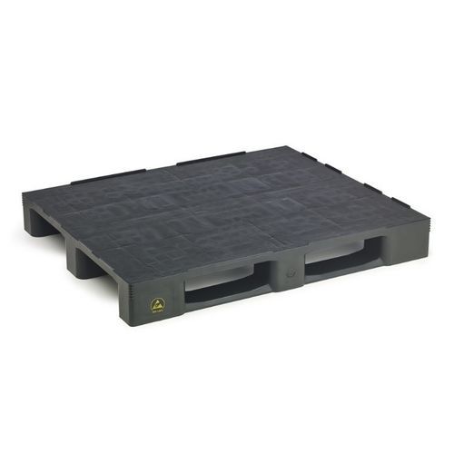 Pallet in plastica - FLAT ESD 1210-C3 - NAECO PACKAGING - in plastica riciclata / industriale / da trasporto