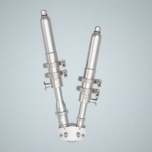 Dosatore per liquidi - ViscoDUO-VM HD - ViscoTec Pumpen- u. Dosiertechnik GmbH - a pistone / ad alta precisione / con agitatore