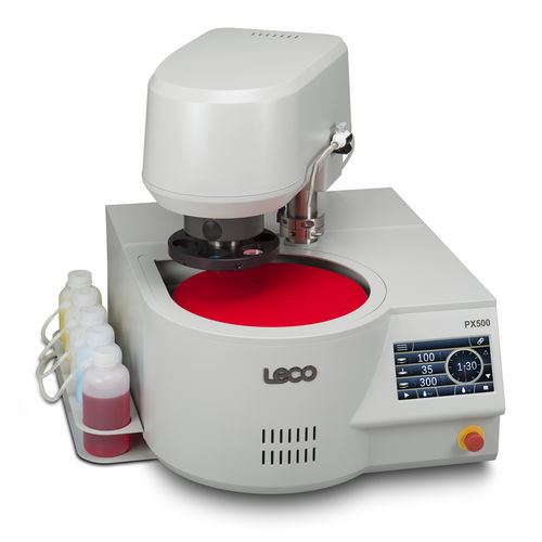Macchina lucidatrice per metalli - PX500 - LECO - per campioni metallografici / di finitura / automatica