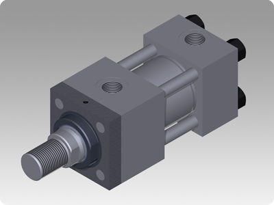 Cilindro idraulico - CMB A3  - CMB Cilindri - a doppio effetto / compatto