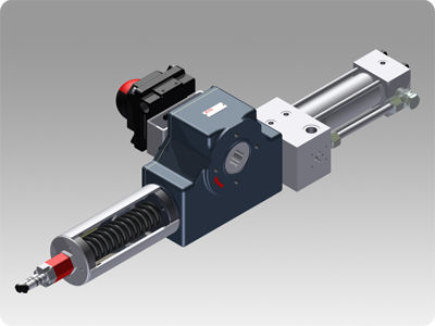 Attuatore pneumatico - CMB  - CMB Cilindri - rotativo / a doppio effetto