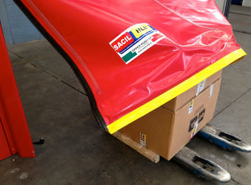 Porta ad avvolgimento - ZIPPER PUSH UP - SACIL HLB - industriale / autoriparante / rapida