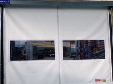 Porta ad avvolgimento - ZIPPER BASE - SACIL HLB - per interno / industriale / autoriparante