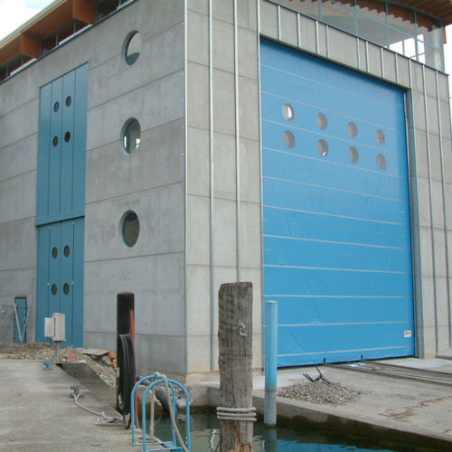 Porta ad impacchettamento - IP GOLIA - SACIL HLB - in PVC / per hangar / industriale
