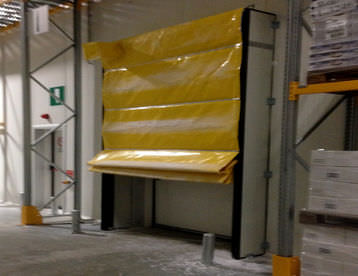 Porta ad impacchettamento - IP ICE - SACIL HLB - per cella frigorifera / industriale / automatica