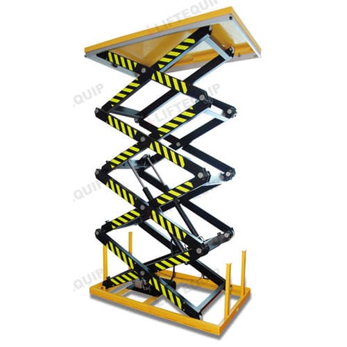Tavola elevatrice a forbice quadrupla - HF series - i-lift Equipment Ltd. - idraulica / stazionaria
