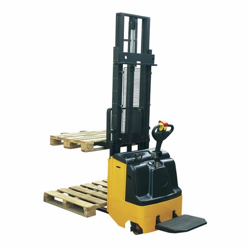 Accatastatore elettrico - FD series - i-lift Equipment Ltd. - con conducente in piedi / per trasporto di 2 pallets allo stesso tempo