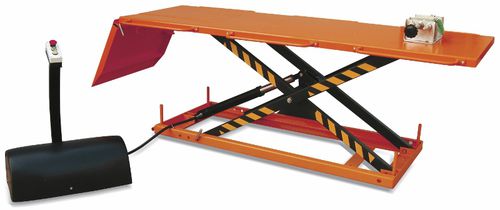 Ponte sollevatore a pantografo - TE500 - i-lift Equipment Ltd. - 500 kg / elettrico / per moto
