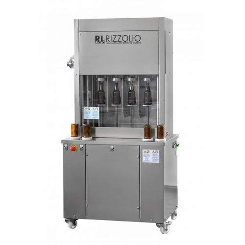 Macchina di riempimento semiautomatica - RLV-iSo - Rizzolio s.r.l - per bottiglie in vetro / per bevande / per acqua