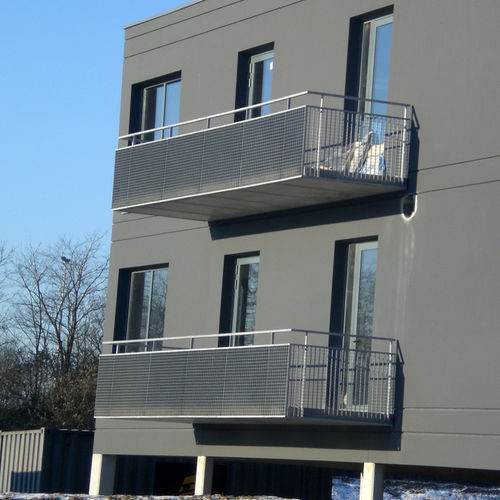 Parapetto in acciaio galvanizzato - PRESS-LOCKED - JK TECHNIC - galvanizzato / per punto di accesso con scala / per copertura metallica