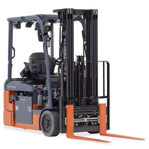 Carrello elevatore elettrico - 8FBE series - Toyota Industrial Equipment - con conducente seduto / per corsie strette / industriale