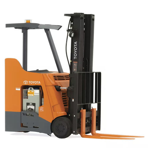 Carrello elevatore elettrico - SR1 series - Toyota Industrial Equipment - con conducente in piedi / per corsie strette / per movimentazione