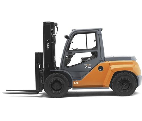 Carrello elevatore con motore a combustione - 8FG70F - Toyota Industrial Equipment - con conducente seduto / industriale / per movimentazione