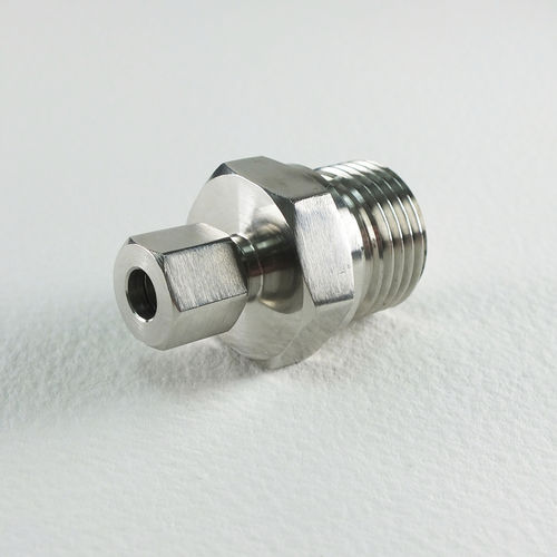 Raccordo a compressione - FS12P Series - Temperature Technology Ltd - idraulico / ad avvitamento / in ottone nichelato