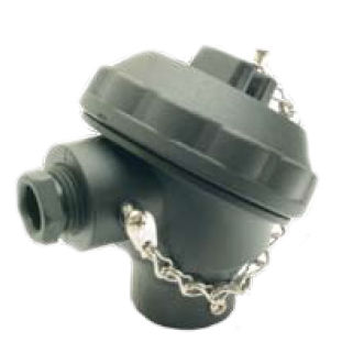 Testa di raccordo in materia plastica - H-KB - Temperature Technology Ltd - per sensore di temperatura / IP68